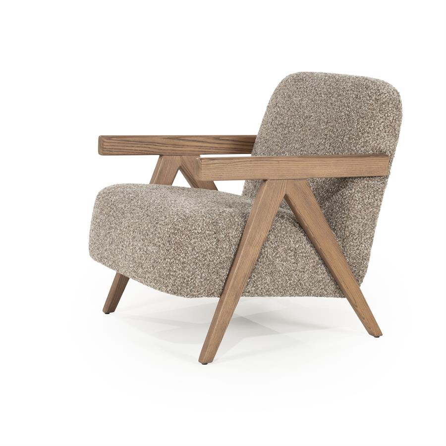 Fauteuil Francis | Stof & essenhout