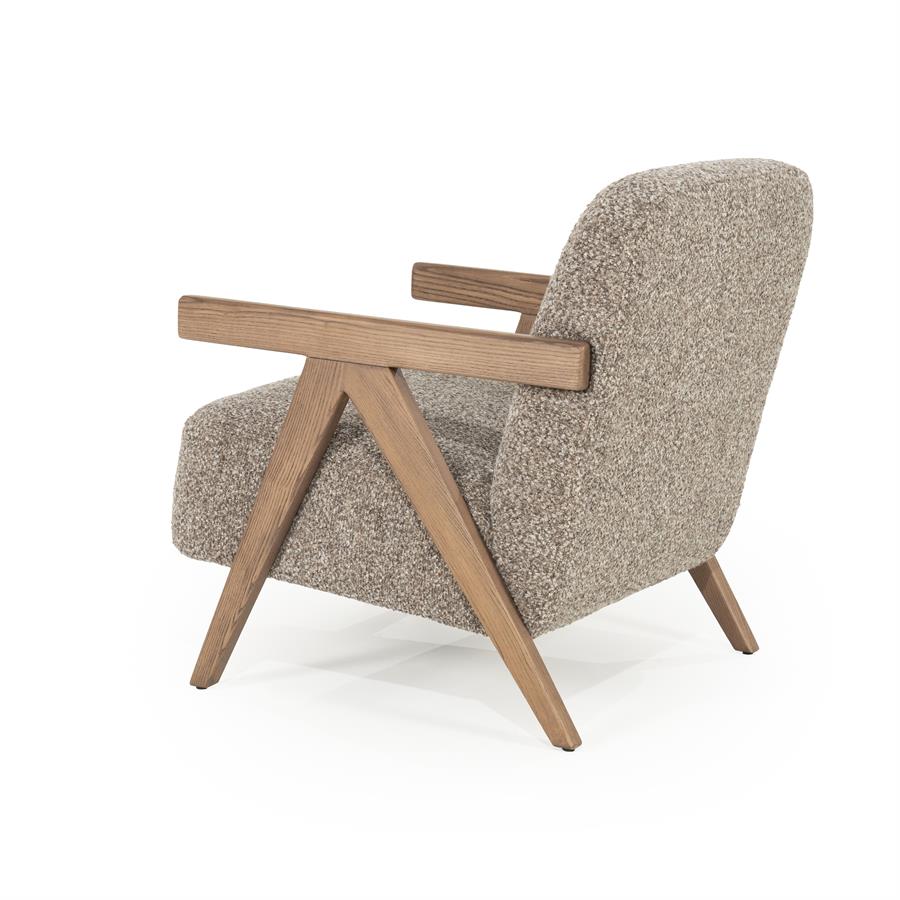 Fauteuil Francis | Stof & essenhout