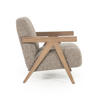 Fauteuil Francis | Stof & essenhout