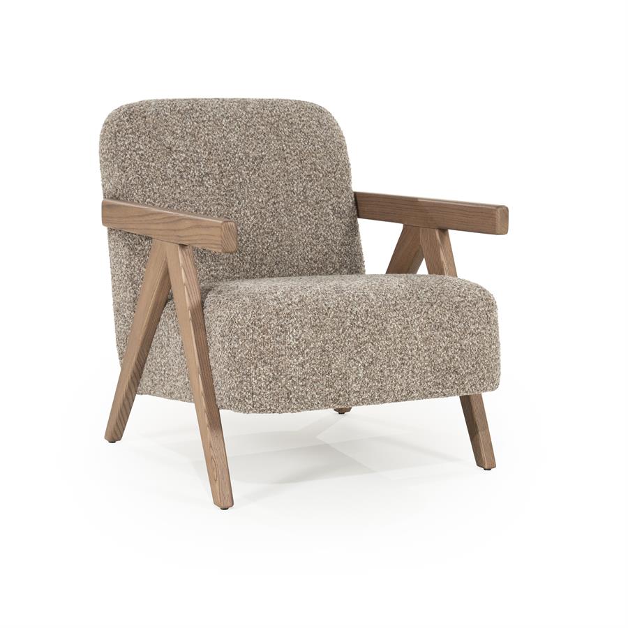 Fauteuil Francis | Stof & essenhout