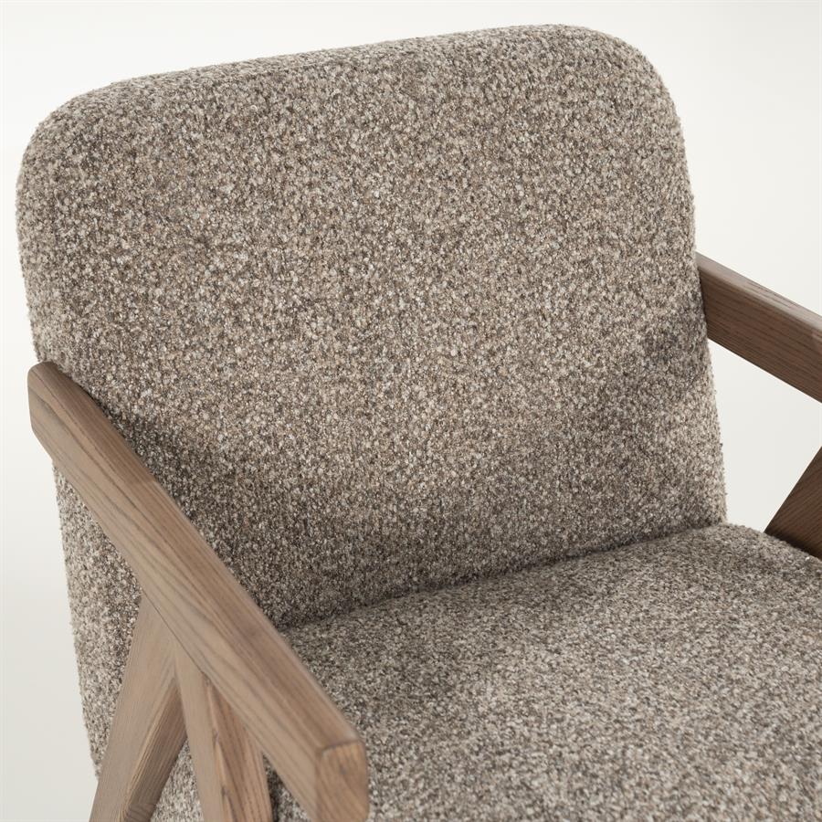 Fauteuil Francis | Stof & essenhout