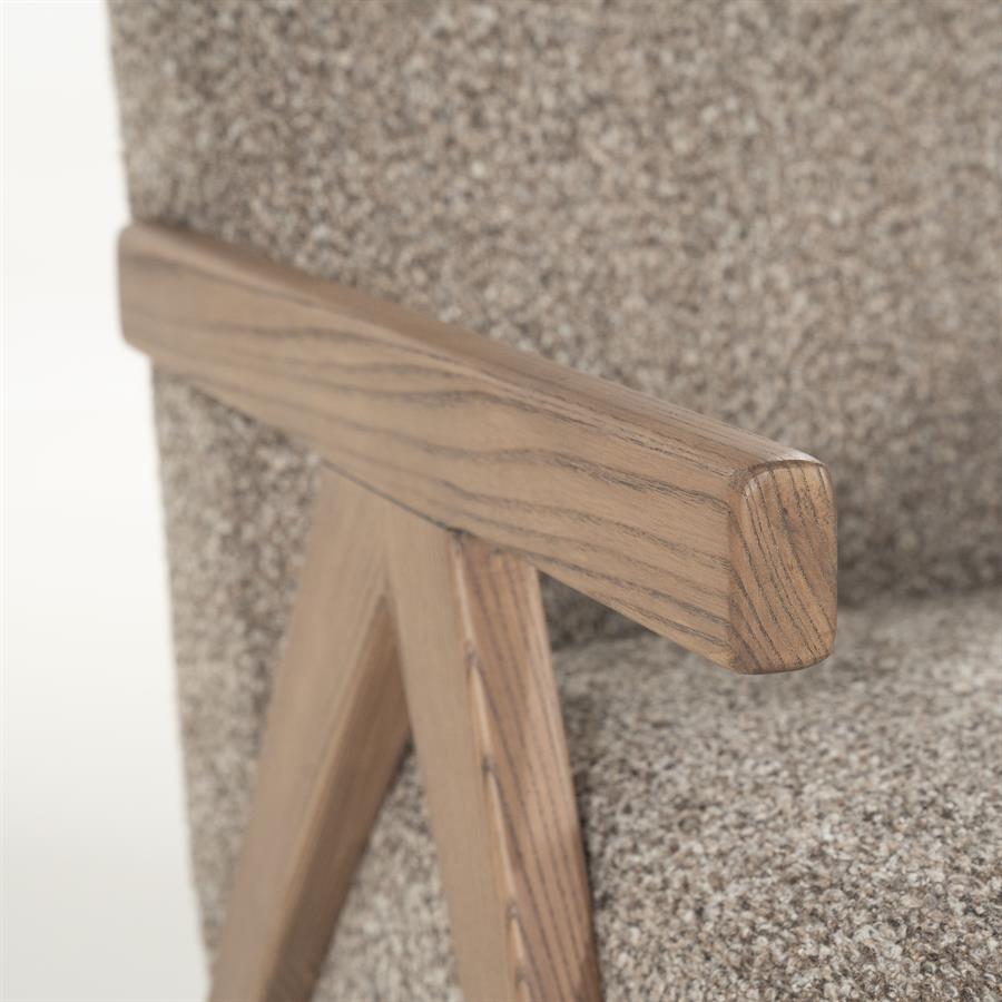 Fauteuil Francis | Stof & essenhout