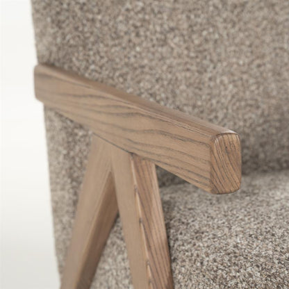 Fauteuil Francis | Stof & essenhout