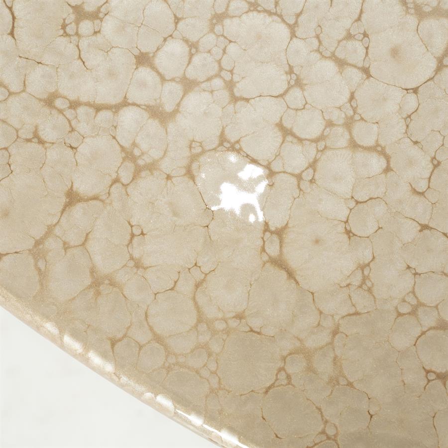 Salontafel Juliet beige mdf, detail van het materiaal