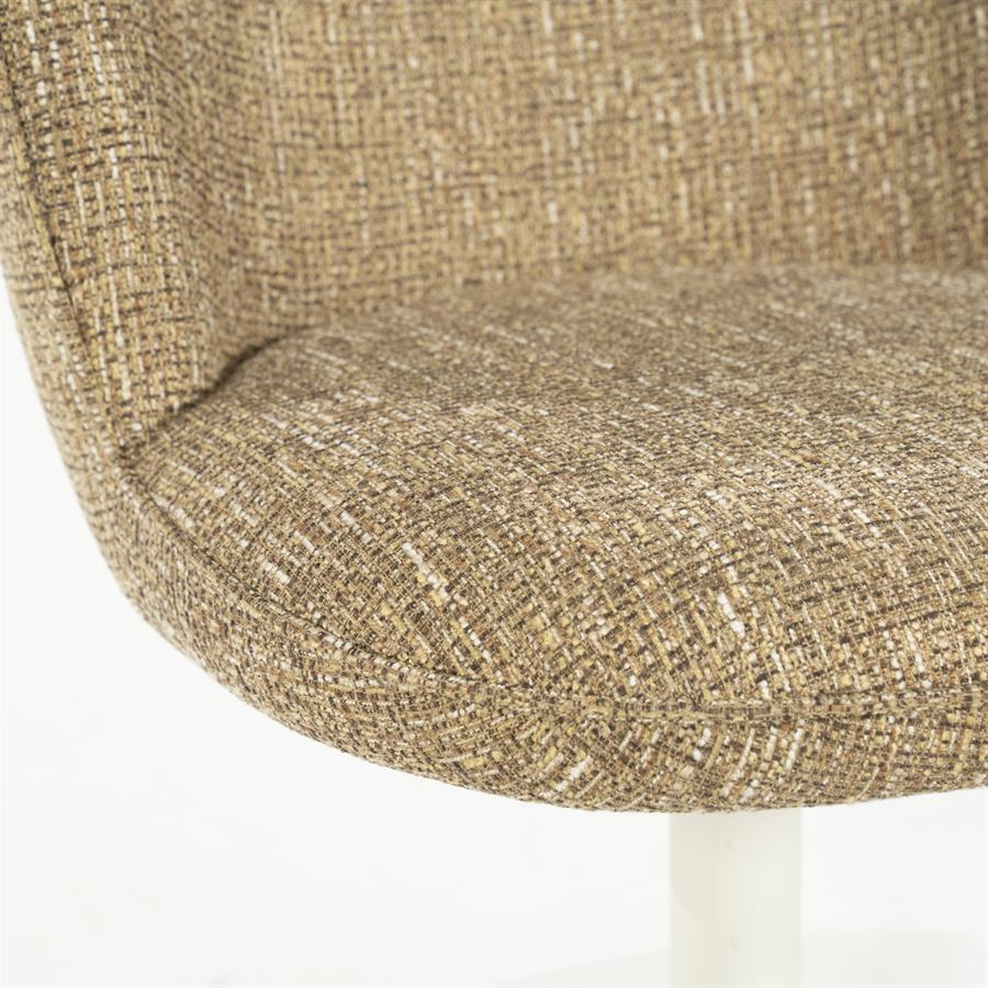 Eetkamerstoel Molly | Geel Stof