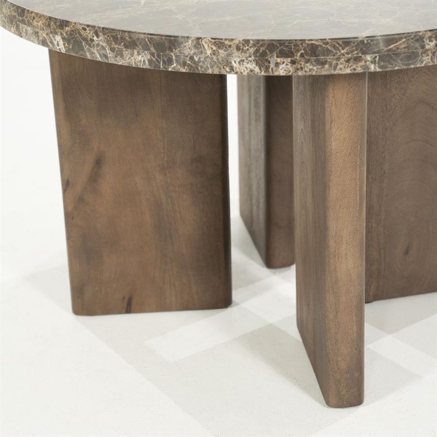 Salontafel Lando | Bruin Marmer