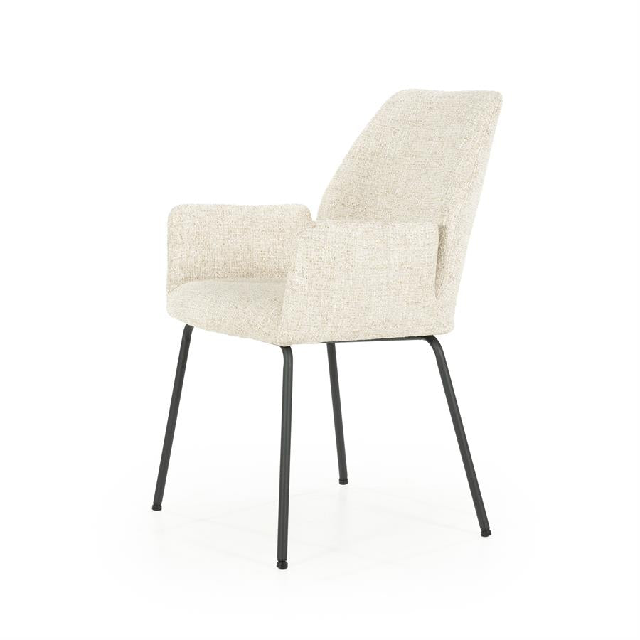 Eetkamerstoel Indy | Beige Stof