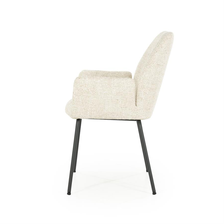 Eetkamerstoel Indy | Beige Stof