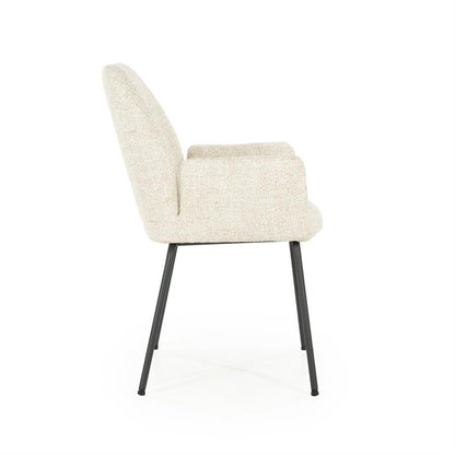 Eetkamerstoel Indy | Beige Stof