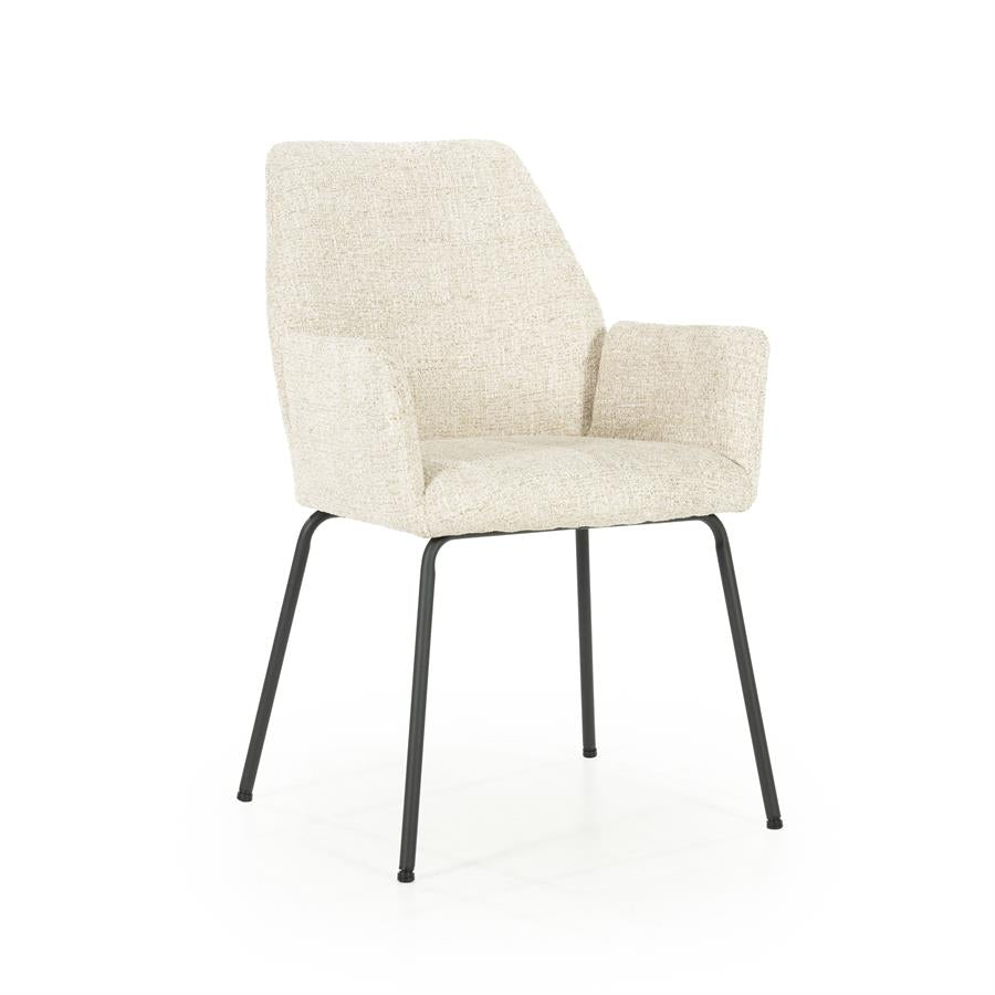 Eetkamerstoel Indy | Beige Stof