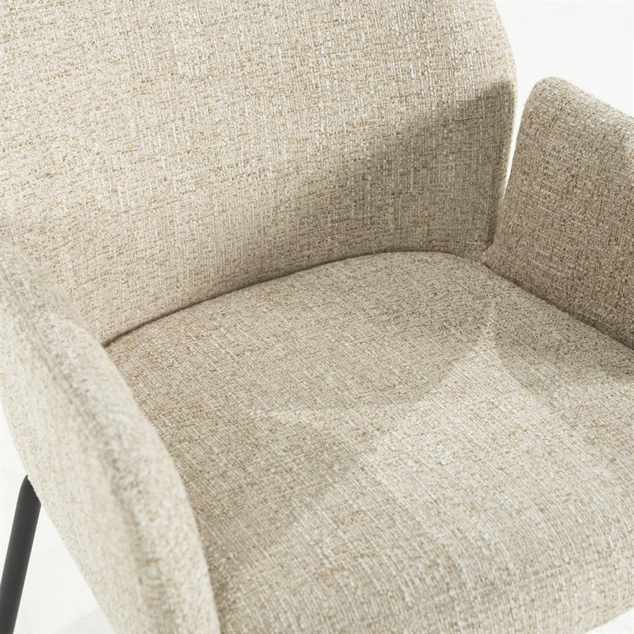 Eetkamerstoel Indy | Beige Stof