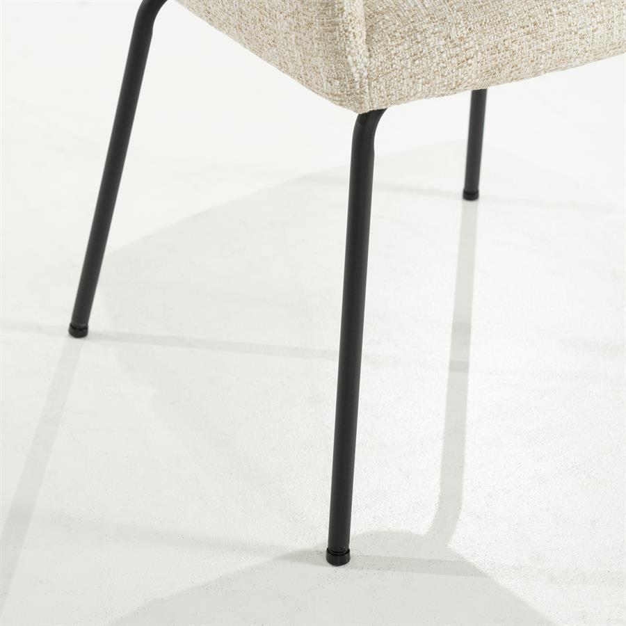 Eetkamerstoel Indy | Beige Stof