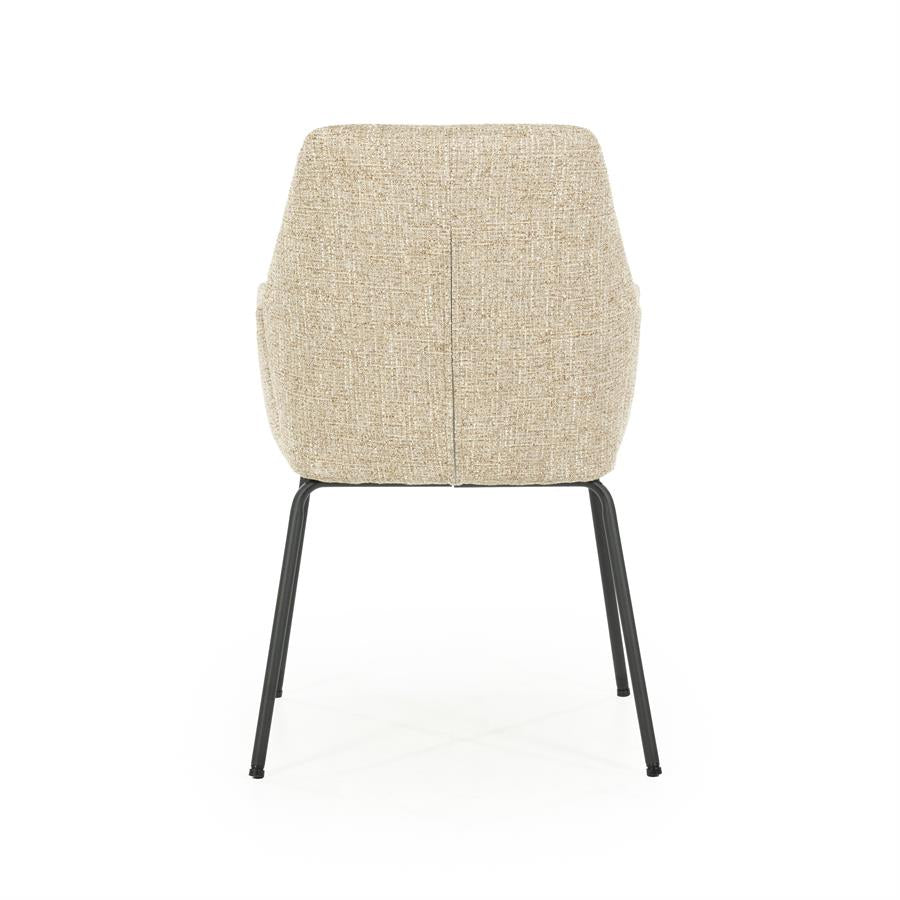 Eetkamerstoel Indy | Taupe Stof