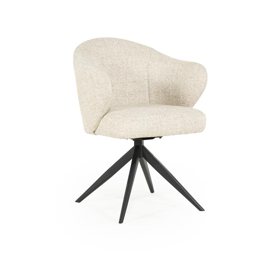 Eetkamerstoel Connor | Beige Stof