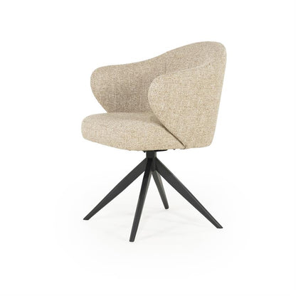 Eetkamerstoel Connor | Taupe Stof