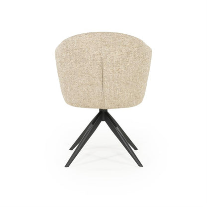 Eetkamerstoel Connor | Taupe Stof