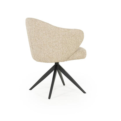 Eetkamerstoel Connor | Taupe Stof