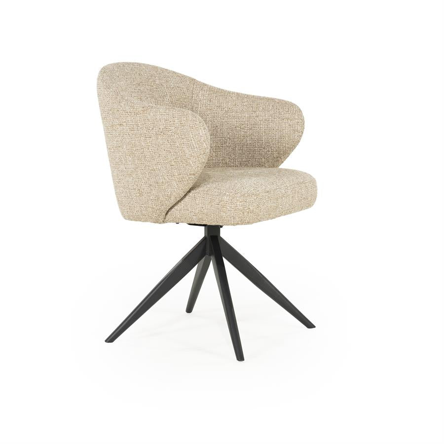 Eetkamerstoel Connor | Taupe Stof