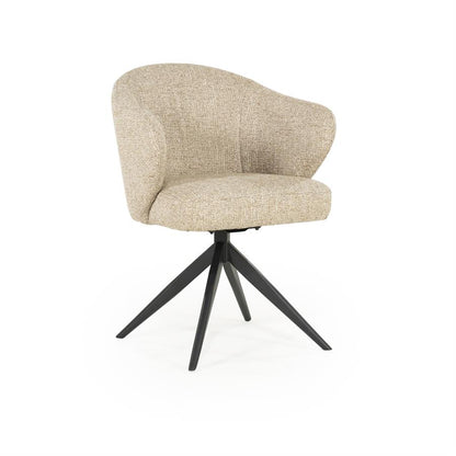 Eetkamerstoel Connor | Taupe Stof