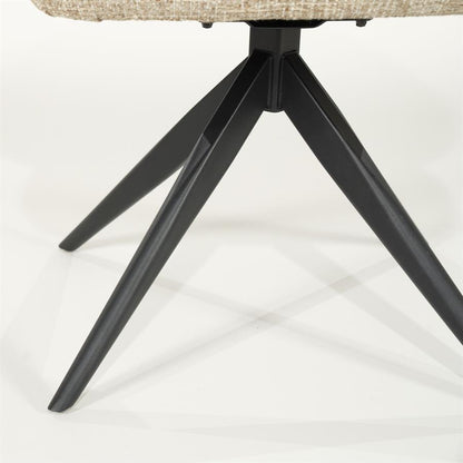 Eetkamerstoel Connor | Taupe Stof