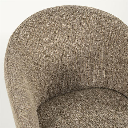 Eetkamerstoel Connor | Bruin Stof