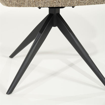 Eetkamerstoel Connor | Bruin Stof