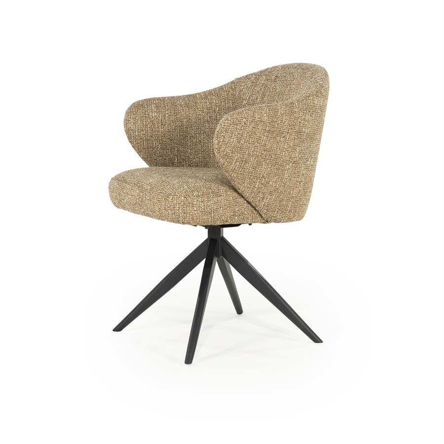 Eetkamerstoel Connor | Geel Stof