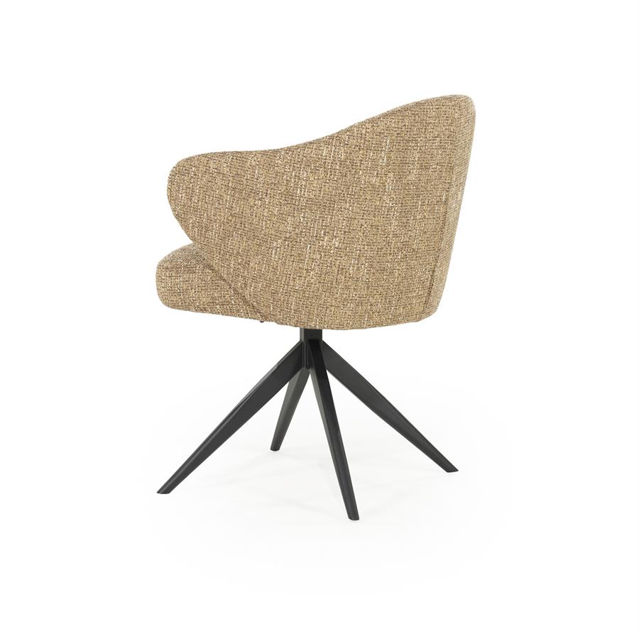 Eetkamerstoel Connor | Geel Stof