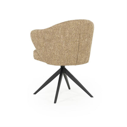 Eetkamerstoel Connor | Geel Stof