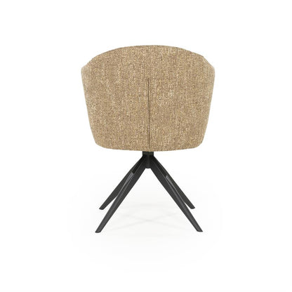 Eetkamerstoel Connor | Geel Stof