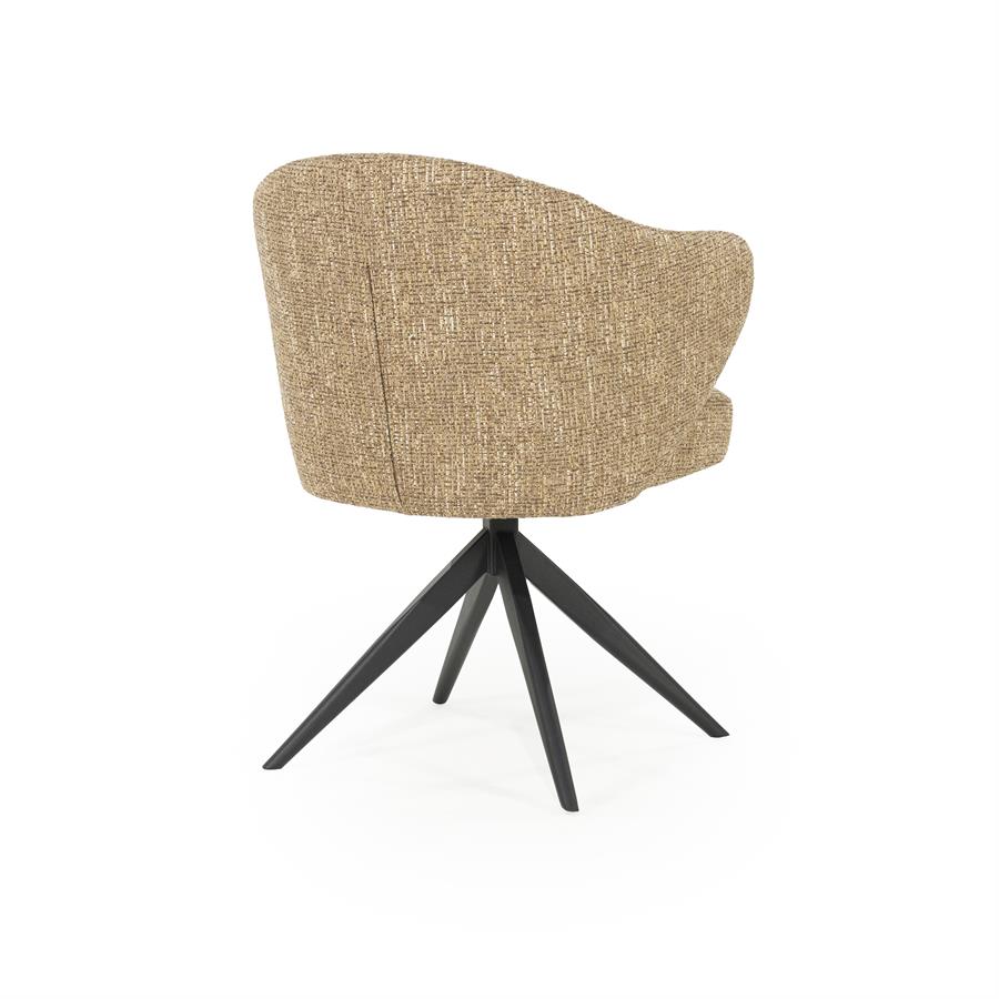 Eetkamerstoel Connor | Geel Stof