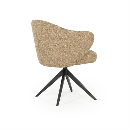 Eetkamerstoel Connor | Geel Stof