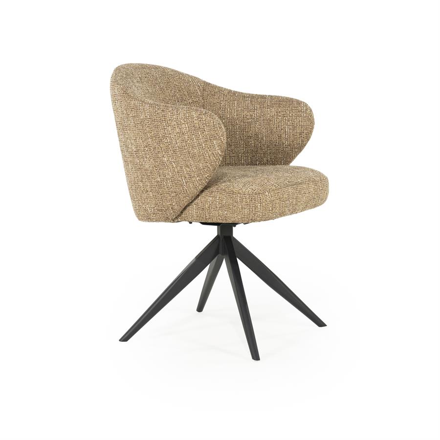 Eetkamerstoel Connor | Geel Stof