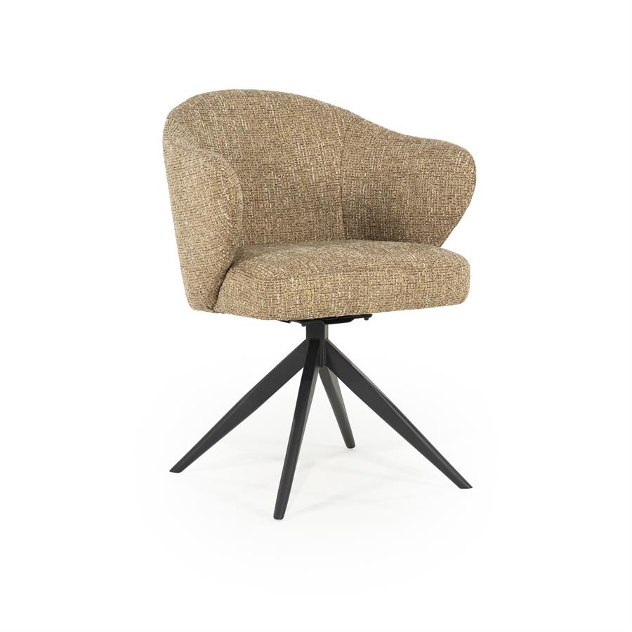 Eetkamerstoel Connor | Geel Stof