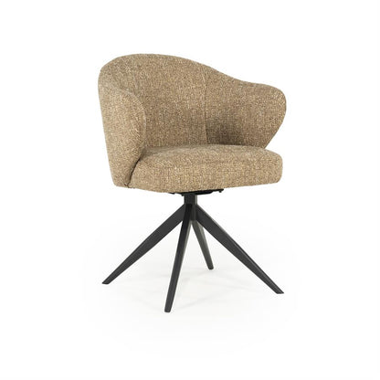 Eetkamerstoel Connor | Geel Stof