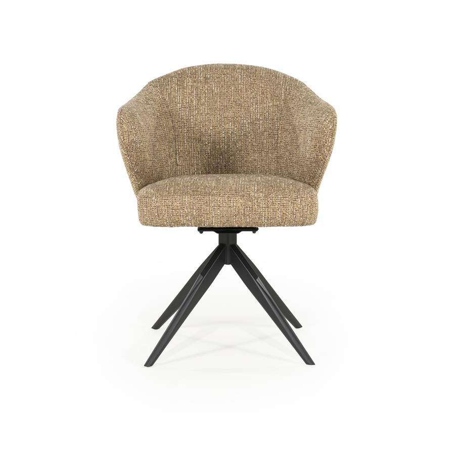 Eetkamerstoel Connor | Geel Stof