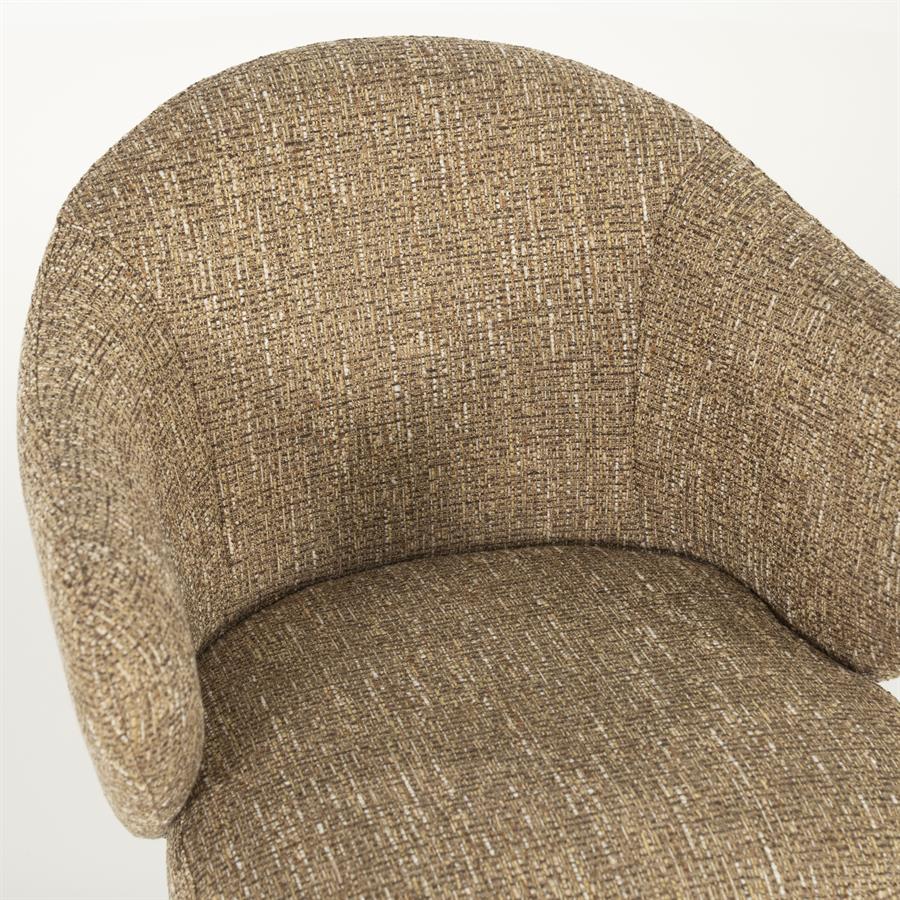 Eetkamerstoel Connor | Geel Stof