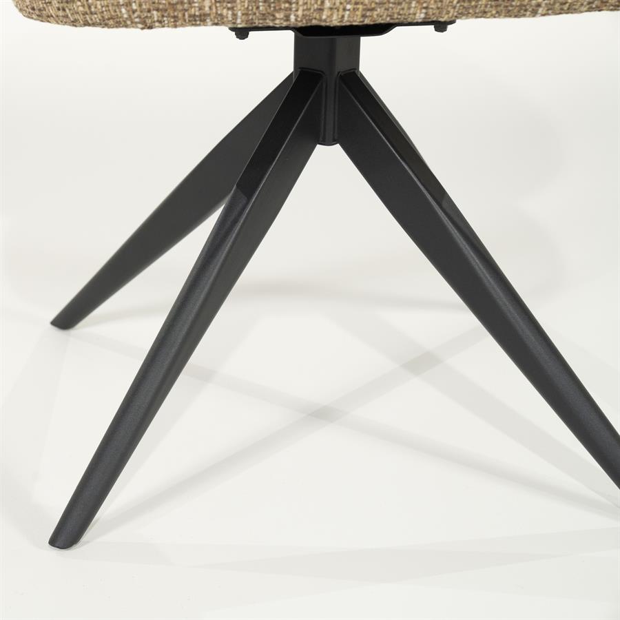 Eetkamerstoel Connor | Geel Stof