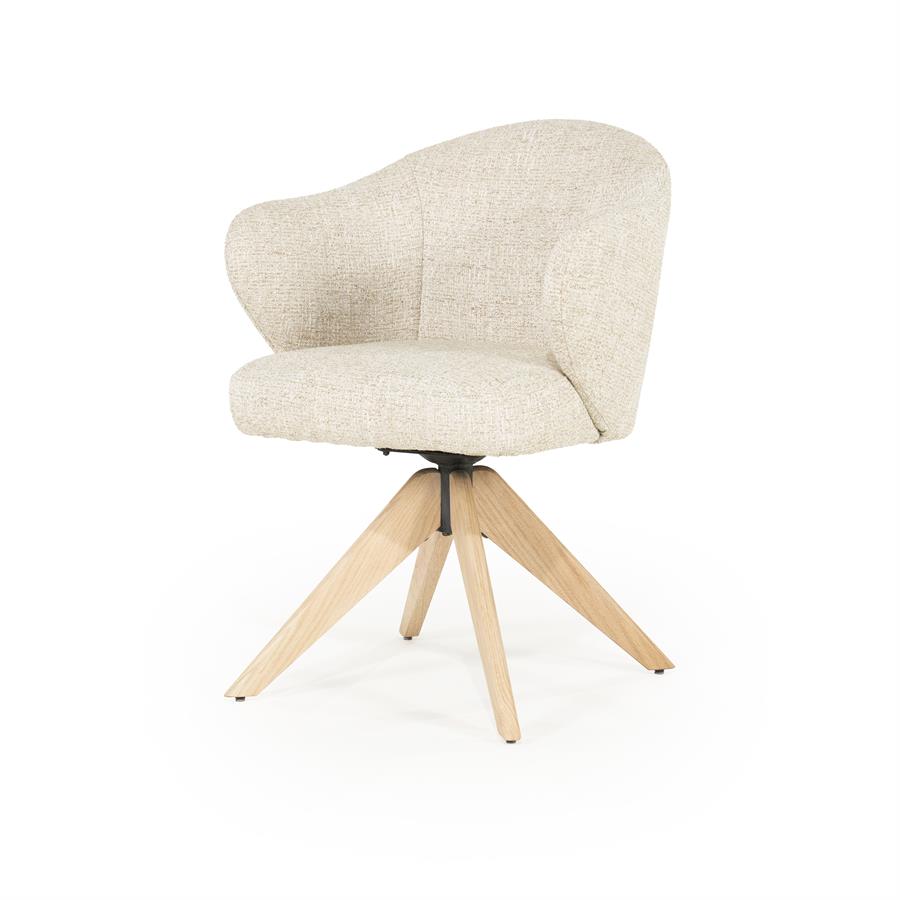 Eetkamerstoel Connor | Beige Stof