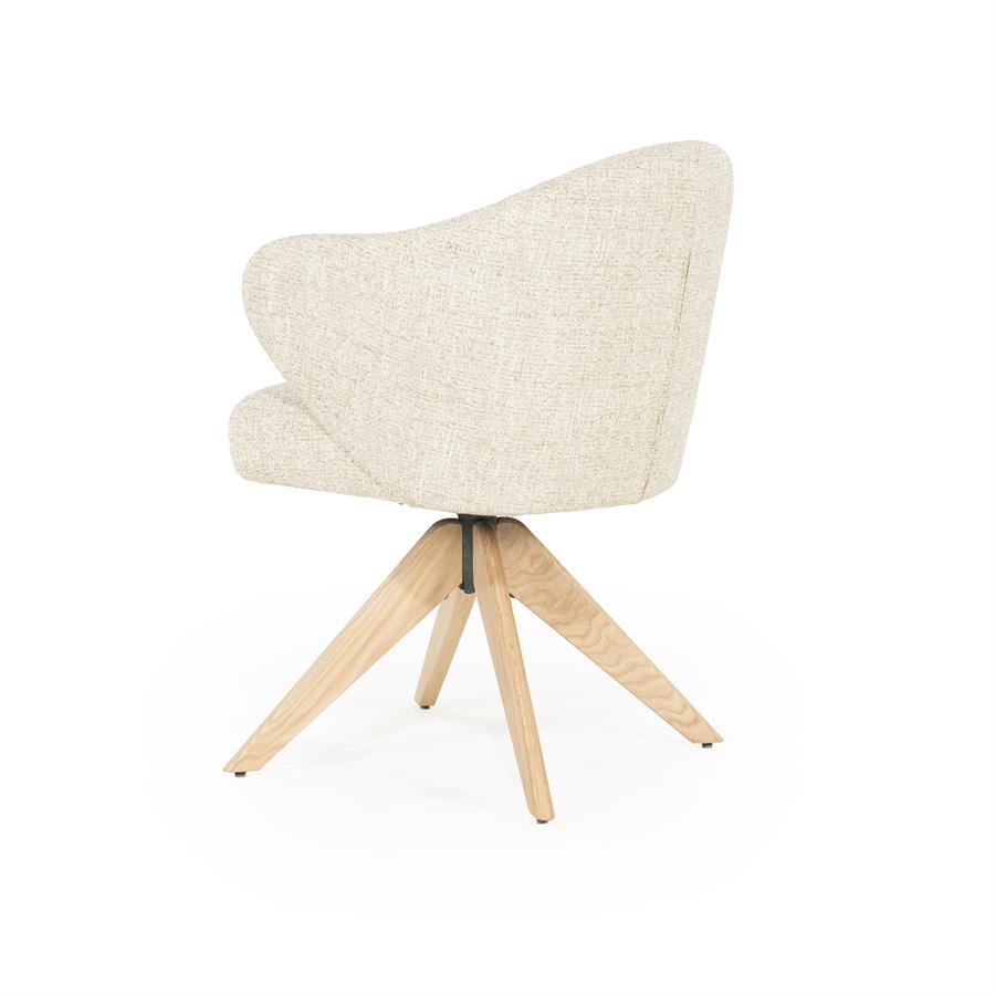 Eetkamerstoel Connor | Beige Stof