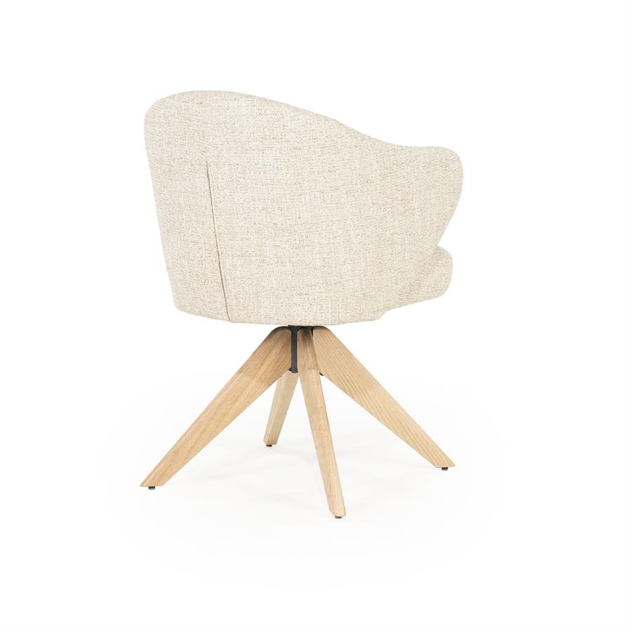 Eetkamerstoel Connor | Beige Stof