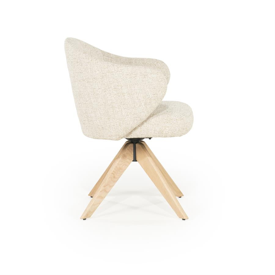 Eetkamerstoel Connor | Beige Stof