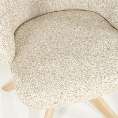 Eetkamerstoel Connor | Beige Stof