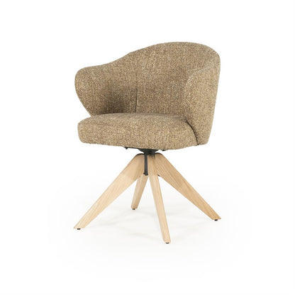 Eetkamerstoel Connor | Geel Stof