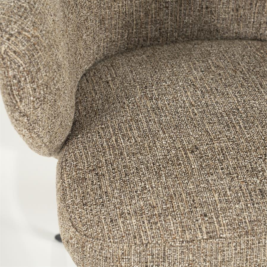 Fauteuil Connor | Bruin Stof