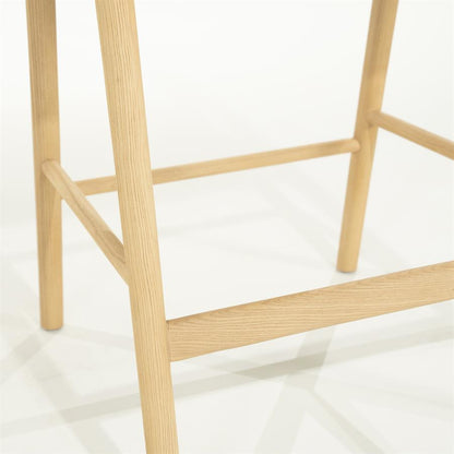 Barkruk Rayven | Naturel Essenhout | Laag