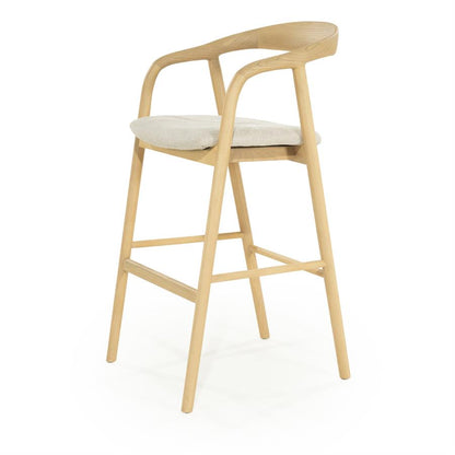 Barkruk Rayven | Naturel Essenhout | Hoog