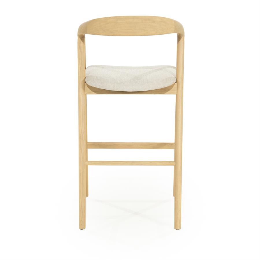 Barkruk Rayven | Essenhout | Hoog