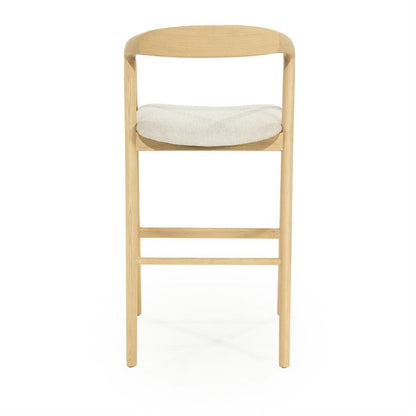 Barkruk Rayven | Essenhout | Hoog