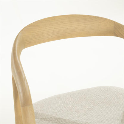 Barkruk Rayven | Naturel Essenhout | Hoog